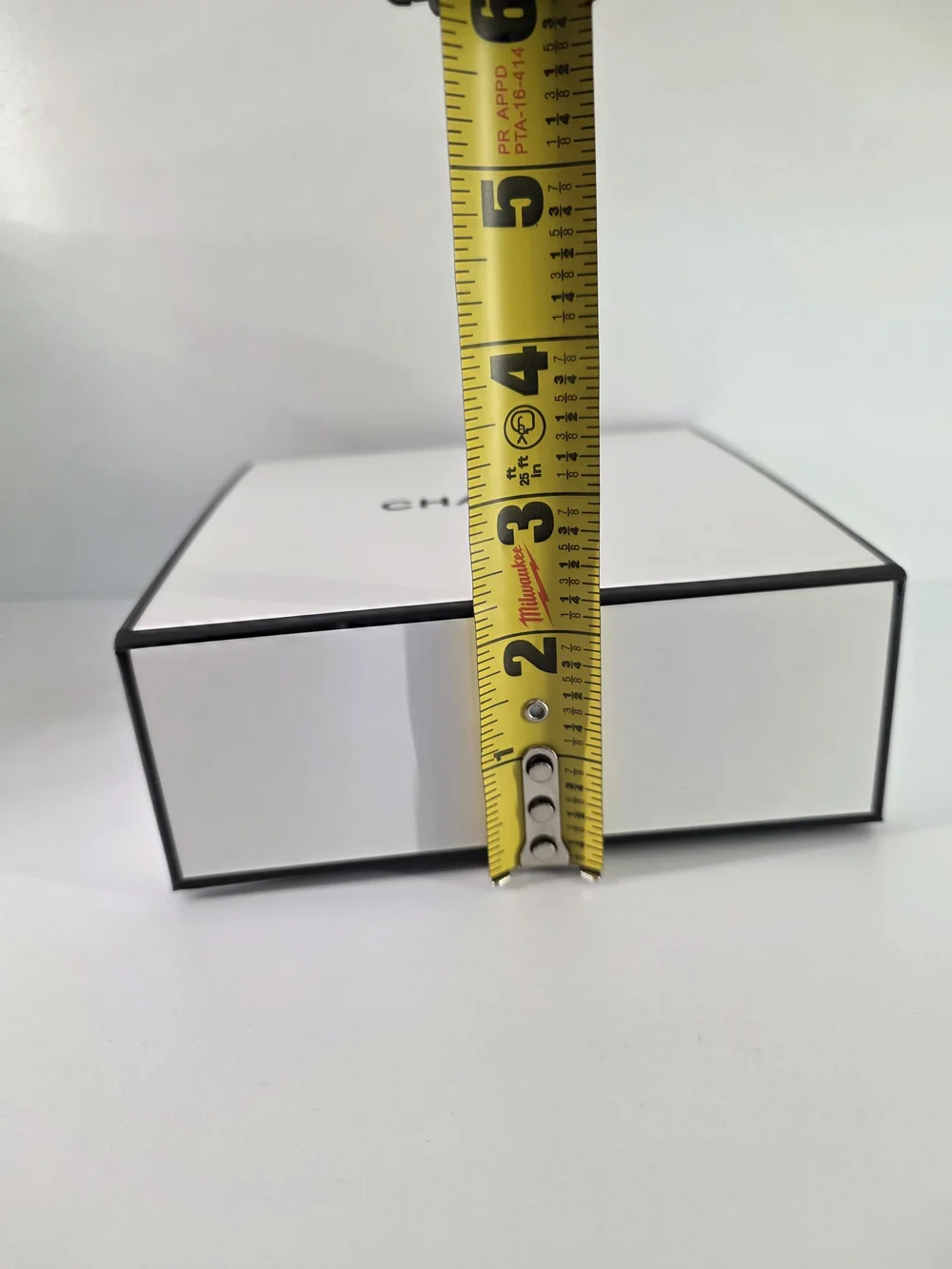 Authentic Chanel White Gift boxes W/ packaging Tissues- 5 Piece Set